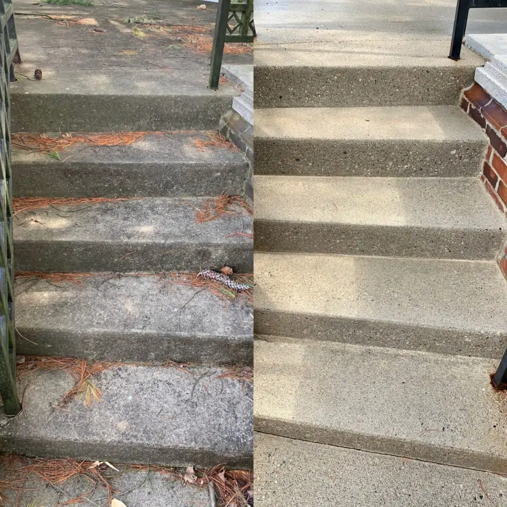 Pressure washing project in Montgomery, OH