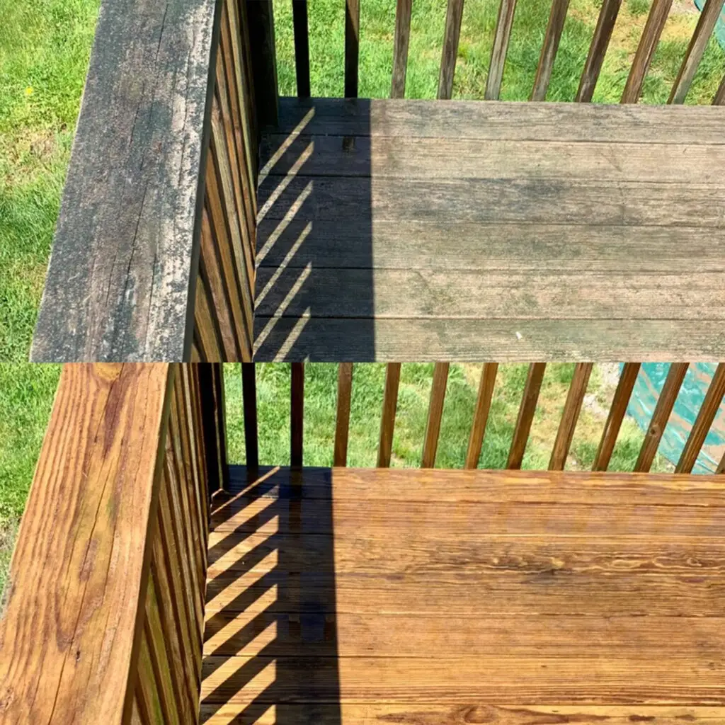 Deck cleaning in Milford, OH
