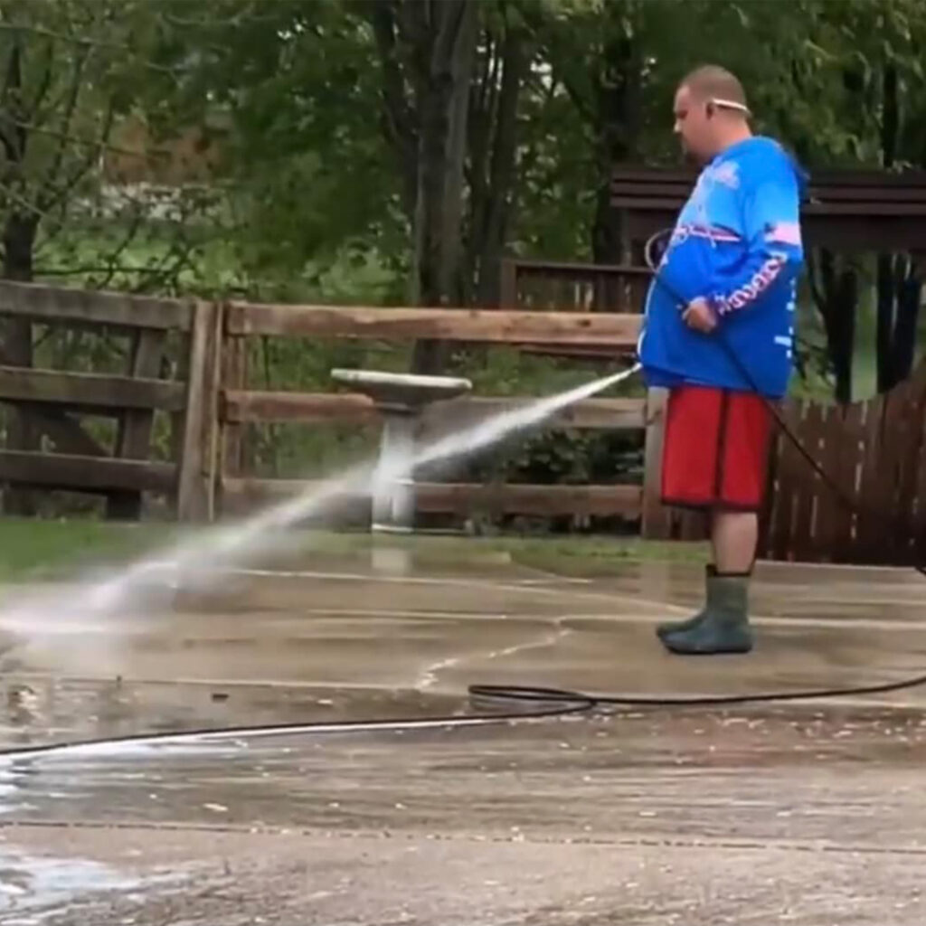 Pressure Wash A Driveway