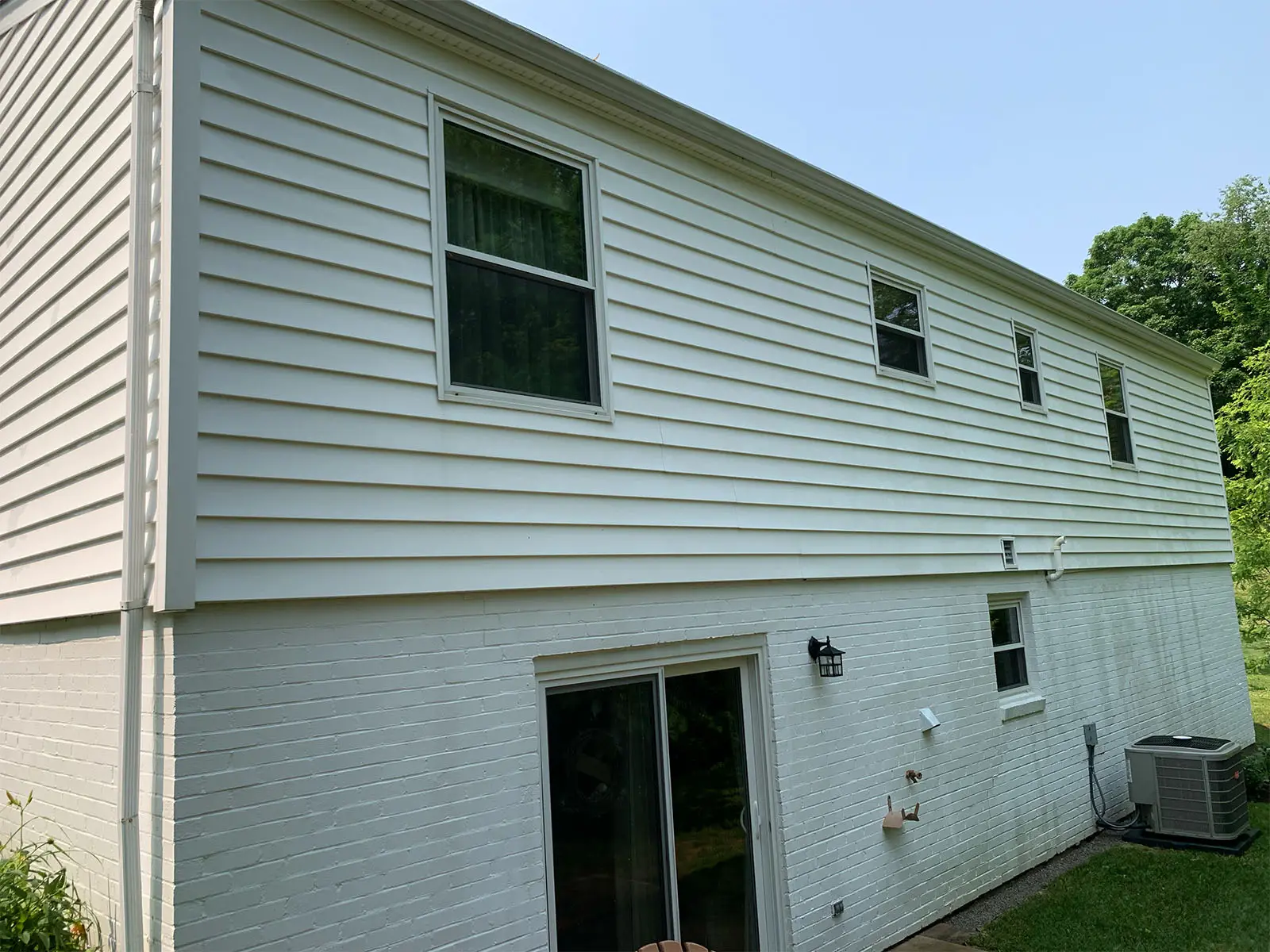 Soft Washing in Edgewood, KY Home exterior after soft washing Liberty Power Wash