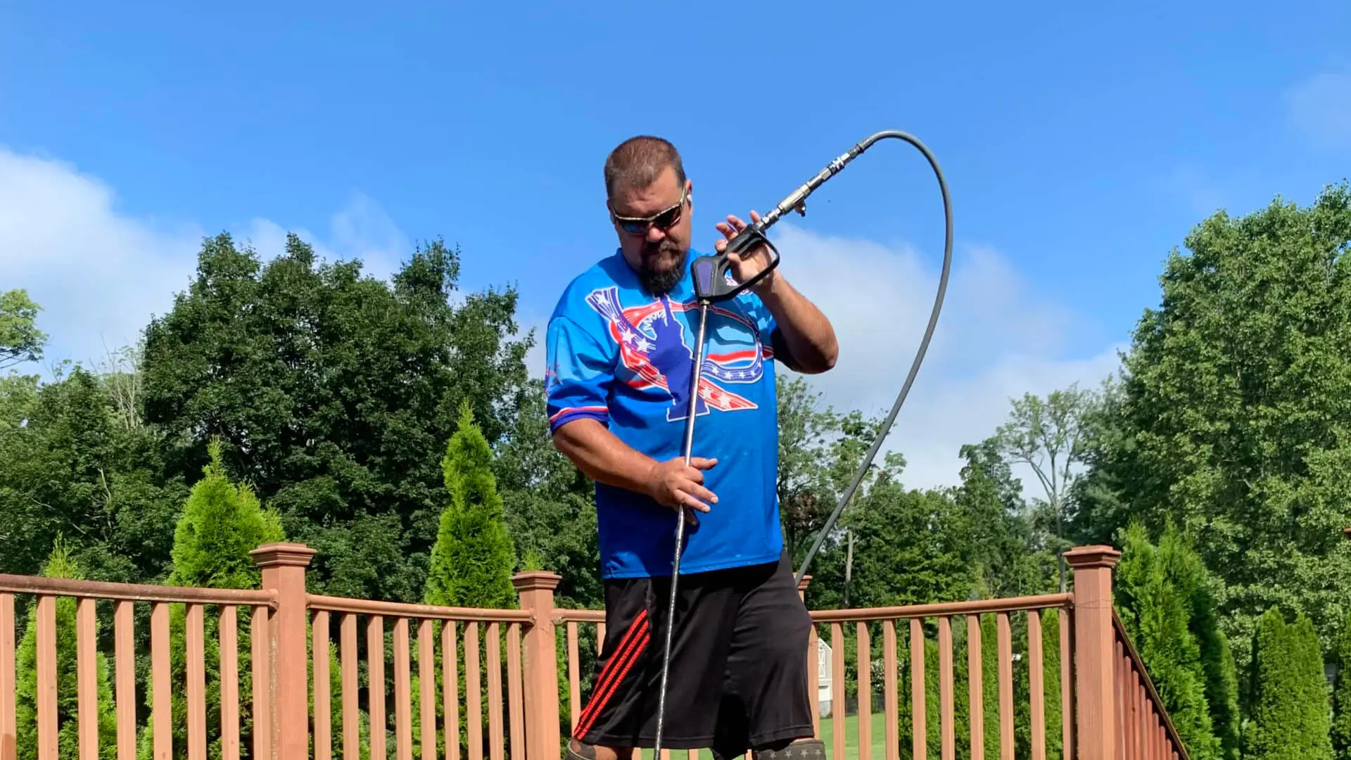 Deck Cleaning in Newport, KY Professional deck cleaning service by Liberty Power Wash