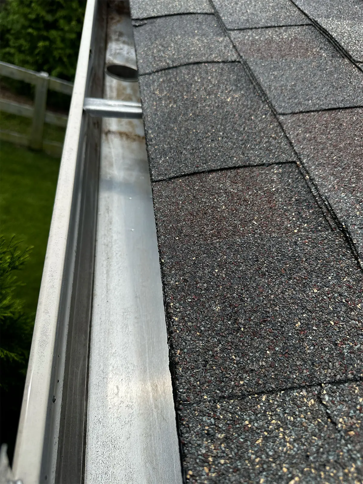 Gutter Cleaning in Oakbrook, KY Gutter after cleaning by Liberty Power Wash