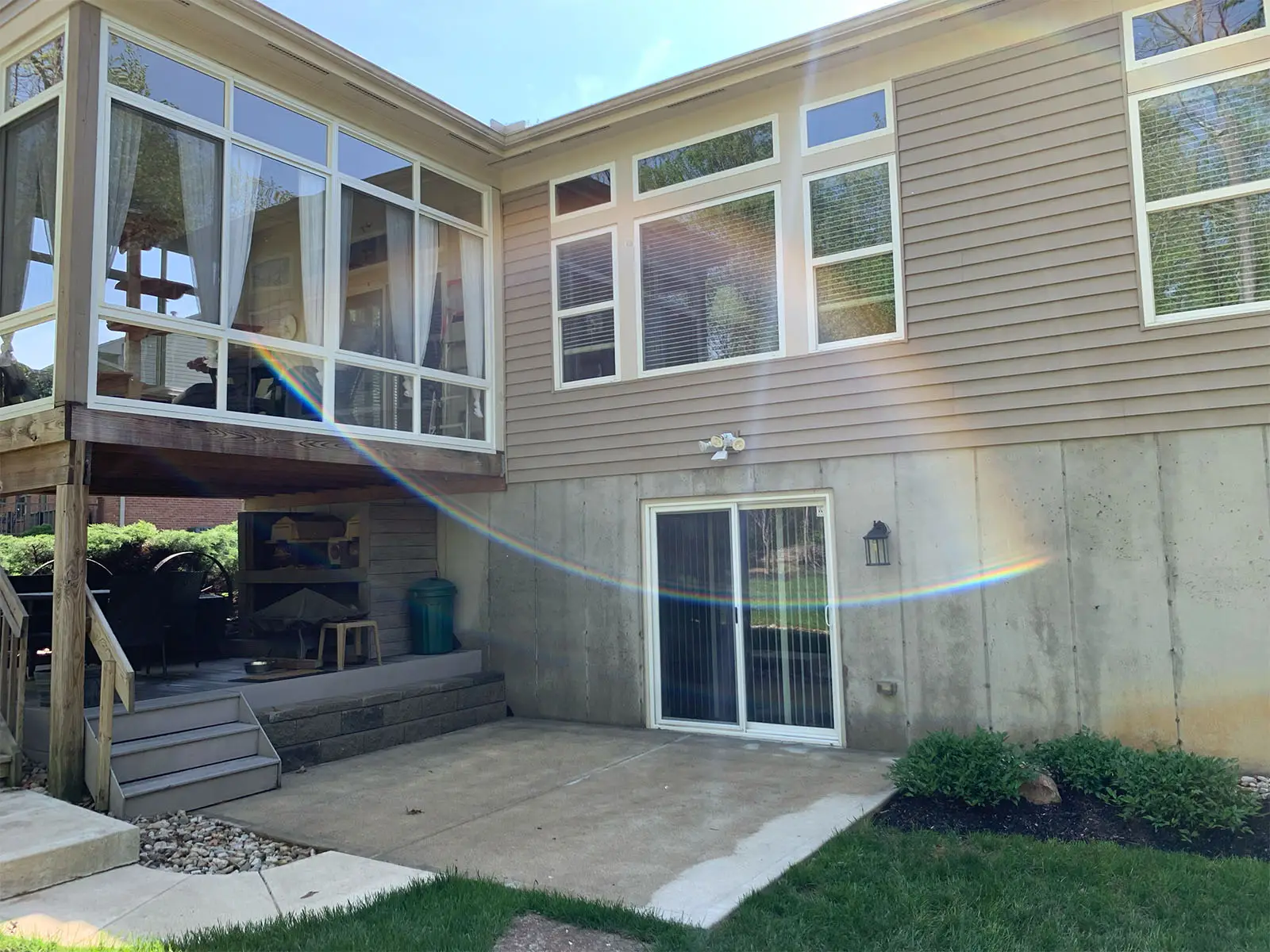 Soft Washing in Edgewood, KY House siding cleaned by Liberty Power Wash soft washing