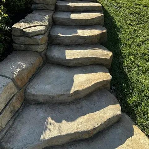Concrete Sealing Stone steps before sealing in Springdale, OH